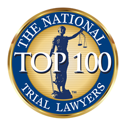 The National Trial Lawyers Top 100 badge