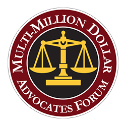 Million Dollar Advocates Forum member badge